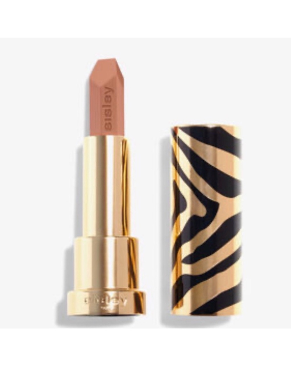 Sisley-Paris Satin Nude Lipstick with Gold Zebra-Print Cap